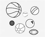 Coloring Ball Balls Bouncy Printable Pngkey sketch template