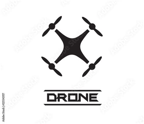 drone logo concept design stock adobe stock