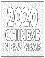 Year Chinese Poster Lunar Coloring Planerium Rat Wishlist Removed Added Add Pages Shop sketch template
