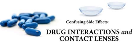 confusing side effects drug interactions  contact lenses envision