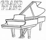 Piano Coloring Grand Pages Printable Print Drawing Kids Keys Music Description Designlooter Play Getdrawings Categories Popular Game Coloringonly sketch template