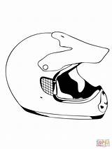 Casco Bmx Helm Colorear Ausmalbild Disegno Fahrrad Supercoloring Kategorien sketch template