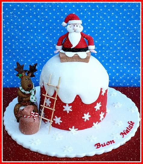 Some Santa Themed Cakes Christmas Themed Cakes