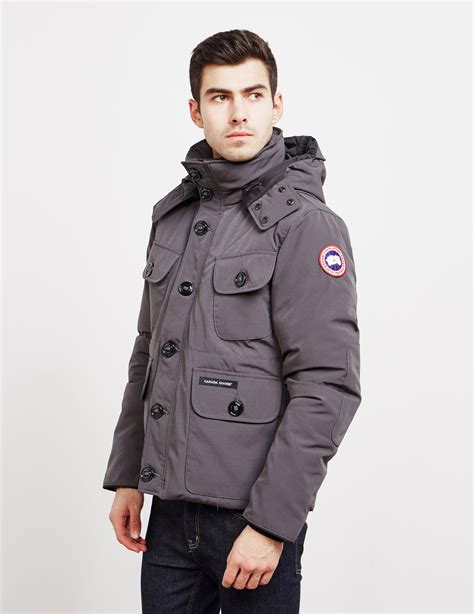 Canada Goose Goose Selkirk Padded Jacket Grey In Gray For