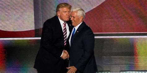 donald trump and mike pence air kiss —the republican national convention