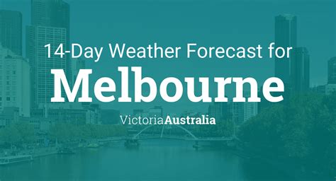 melbourne victoria australia  day weather forecast