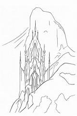 Elsa Frozen Castle Coloring Ice Pages Palace Drawing Disney Printable Google Theme Search Print Colouring Palaces Colors Room Elsas Arendelle sketch template