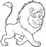 Singa Mewarnai Hewan Raja Hutan Belajar Diwarnai Sketsa Kalian Bermanfaat Semoga Berikut sketch template