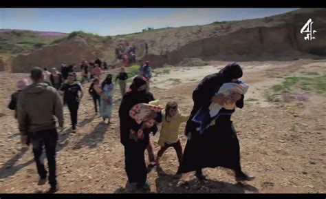 isis in iraq 34 yazidi sex slaves filmed escaping from