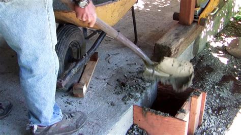 replace  concrete pier  prevent wood rot youtube