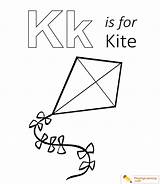 Kite Coloring Sheet Kids sketch template