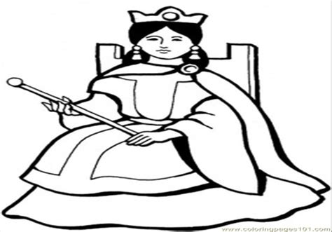 queen coloring pages    clipartmag