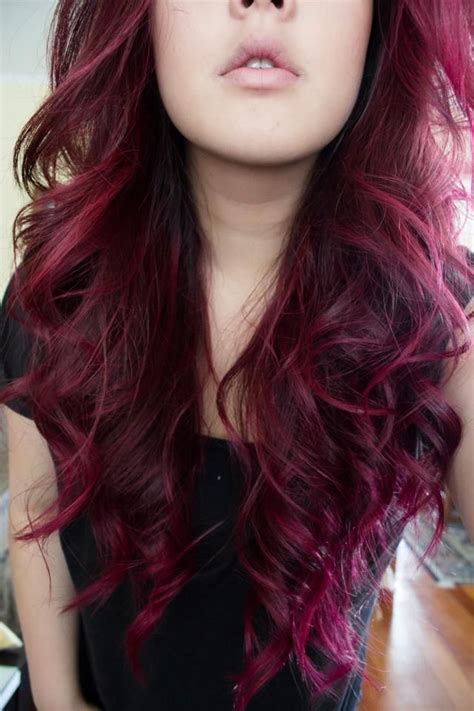 9 Best My Dark Brown Burgundy Red Ombre Hair Images On