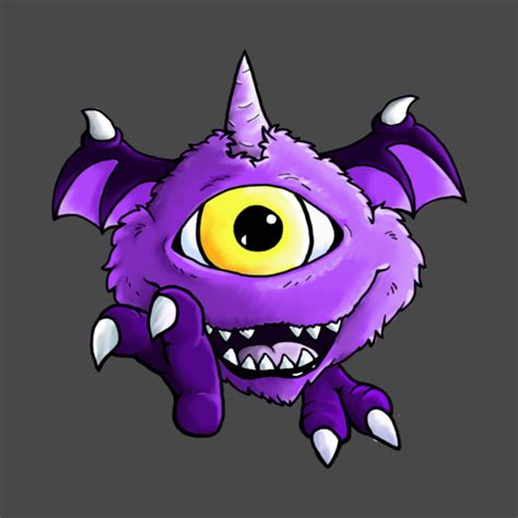 eyed  horned flying purple people eater purple  shirt teepublic