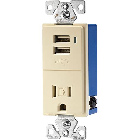 combination usb chargerduplex receptacle daycon