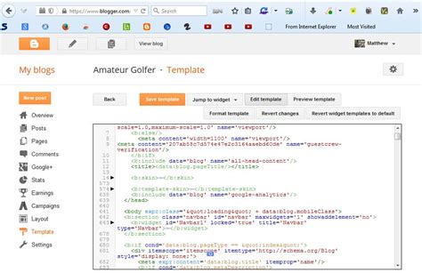 blogger html template editor guide dottech