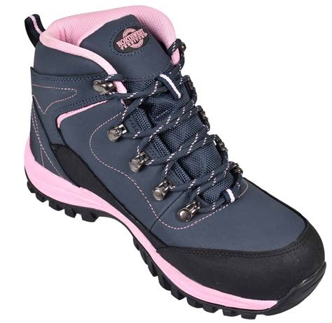 northwest womens leather walking hiking trail waterproof ankle high rise boots ebay