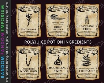 potion ingredients etsy
