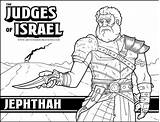 Bible Judges Jephthah Sunday Samson Judge Sheets Sellfy God Goliath sketch template