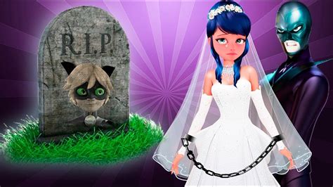 miraculous ladybug cat dead hawk moth and marinette wedding new