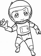 Astronaut Wecoloringpage sketch template