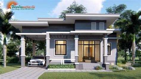 modern single story bungalow house   bedrooms house  decors