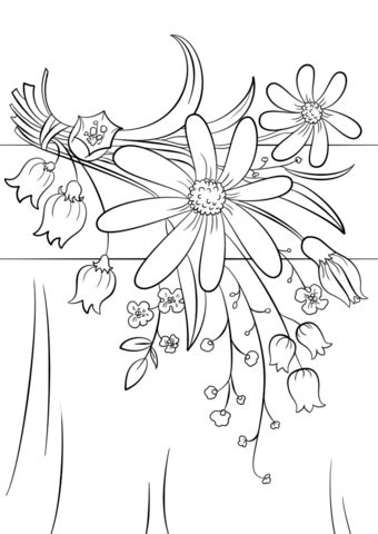 summer flowers coloring page  summer category select