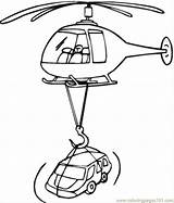Coloring Pages Helicopter Rescue Air Transportation Kids Car Vehicle Clipart Primarygames Sprint Printable Transport Template Cars Wingless Popular Coloringhome Library sketch template