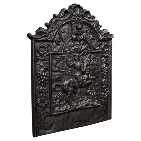 antique relief fire  english cast iron decorative fireplace
