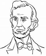 Lincoln Abraham Coloring Pages Cartoon Presidents President Drawing Clipart Cliparts Abe Licoln Buren Martin Van Jefferson Clip Popular Library Drawings sketch template