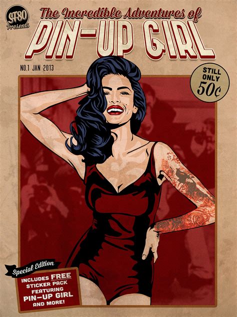 pin  girl vintage style comic book cover  behance