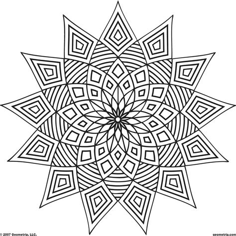 printable mandala  abstract coloring pages relieve stress
