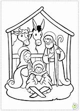 Nativity Manger Dinokids Print Paintingvalley Colouring Getcolorings Pencil Comprehensive sketch template