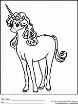 Coloring Pages Unicorn sketch template