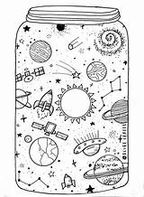 Space Doodles Dibujos Universo Espacio Sketch Planetas Planets Craftidea Universum Caderno Caneta Jupter Mentahan Gambar Lápiz Wattpad Betancourt Hayley Lua sketch template