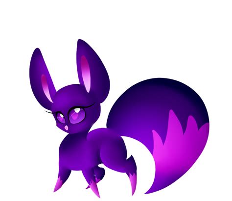 long eared purple fox  songheartva  deviantart