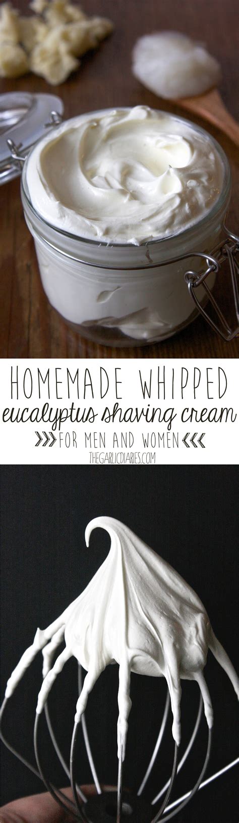 Homemade Whipped Eucalyptus Shaving Cream