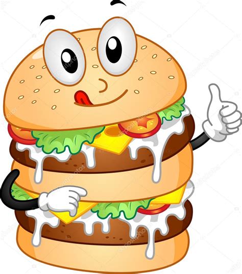 burger mascot stock photo  lenmdp