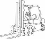 Cabover Forklift Trucks sketch template