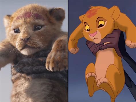 the new lion king trailer side by side with the original film is something to behold the