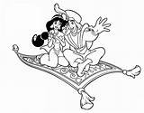 Aladdin Tappeto Volante Flying Coloradisegni Pages2color Felici Tappeti Volanti Principesse sketch template