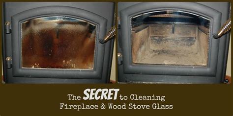 clean  glass   wood stove  fireplace pure sugar