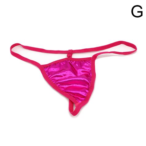 Women Sexy Faux Leather Underwear Panties G String Thongs Brief Bikini