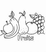 Coloring Apple Pages Fruits Vegetables Momjunction Little sketch template