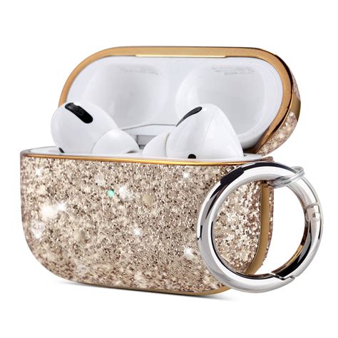 ulak luxury leather glitter series case designed  airpods pro  protective stylish