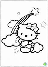 Kitty Hello Coloring Pages Dinokids Cat Book Print Coloringpage Close Choose Board sketch template