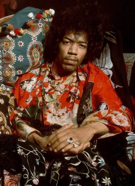 Jimi Hendrix Photographed In His Upper Berkeley Street Apartment For