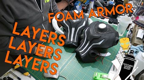 layer  foam armor details youtube
