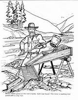Coloring Pages Gold Rush Colouring Mining Book Barkerville Color Panning Printable Billy Barker Sheets Books Klondike Yumpu Seattle Unit Box sketch template