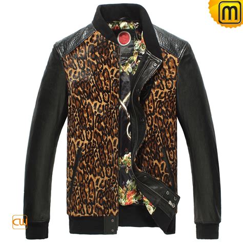 designer mens leather bomber jacket cw